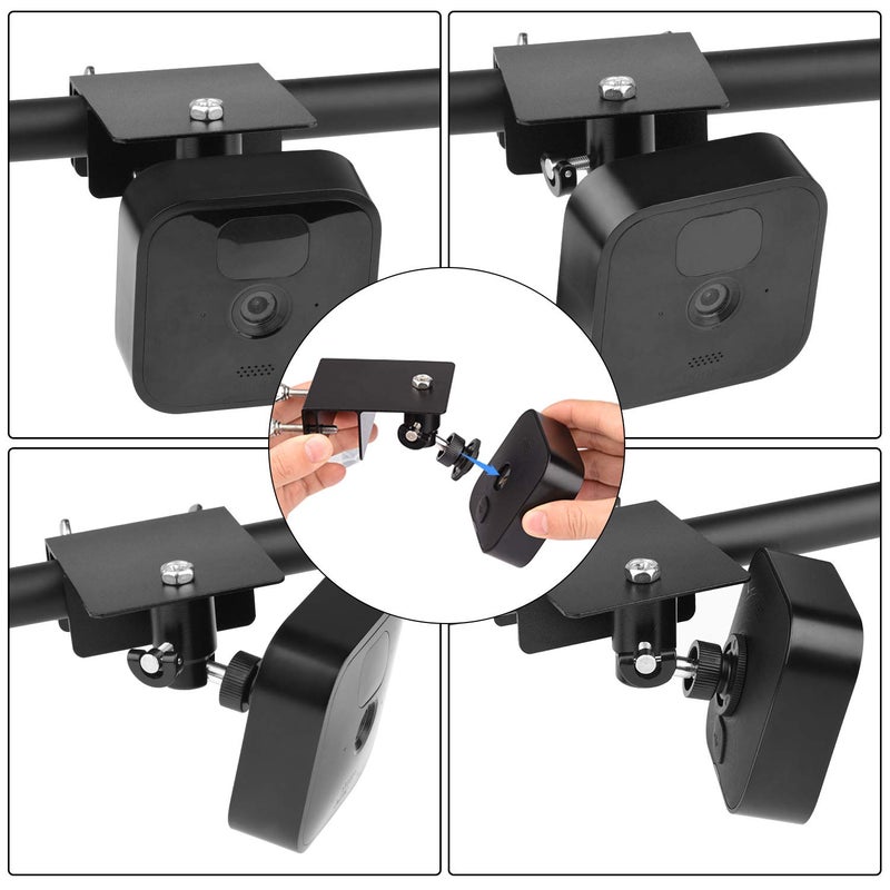 ALERTCAM Gutter Mount for Blink Outdoor 4 (4th Gen)/(3rd Gen) & Blink XT / XT2 Camera, Adjustable Weatherproof Aluminum Alloy Mount Bracket for Home Security System (2 Pack, Black) - Image 4